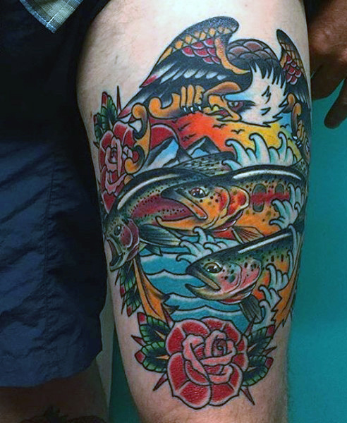 Ideas para Tatuajes de Pesca y Anzuelos 44