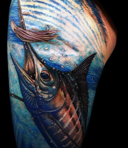 Ideas para Tatuajes de Pesca y Anzuelos 58