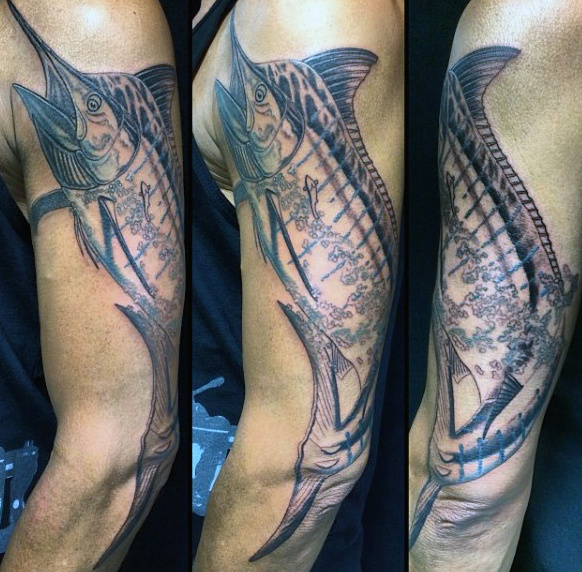 Ideas para Tatuajes de Pesca y Anzuelos 59