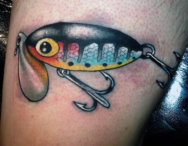 Ideas para Tatuajes de Pesca y Anzuelos 47