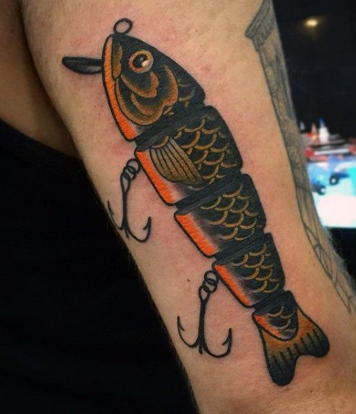 Ideas para Tatuajes de Pesca y Anzuelos 51