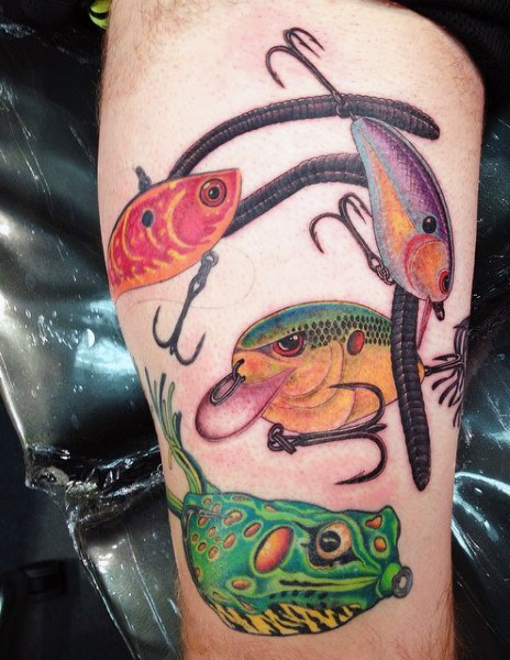 Ideas para Tatuajes de Pesca y Anzuelos 53