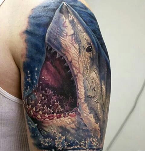 82 Mejores Tatuajes de Tiburones con Significados 3