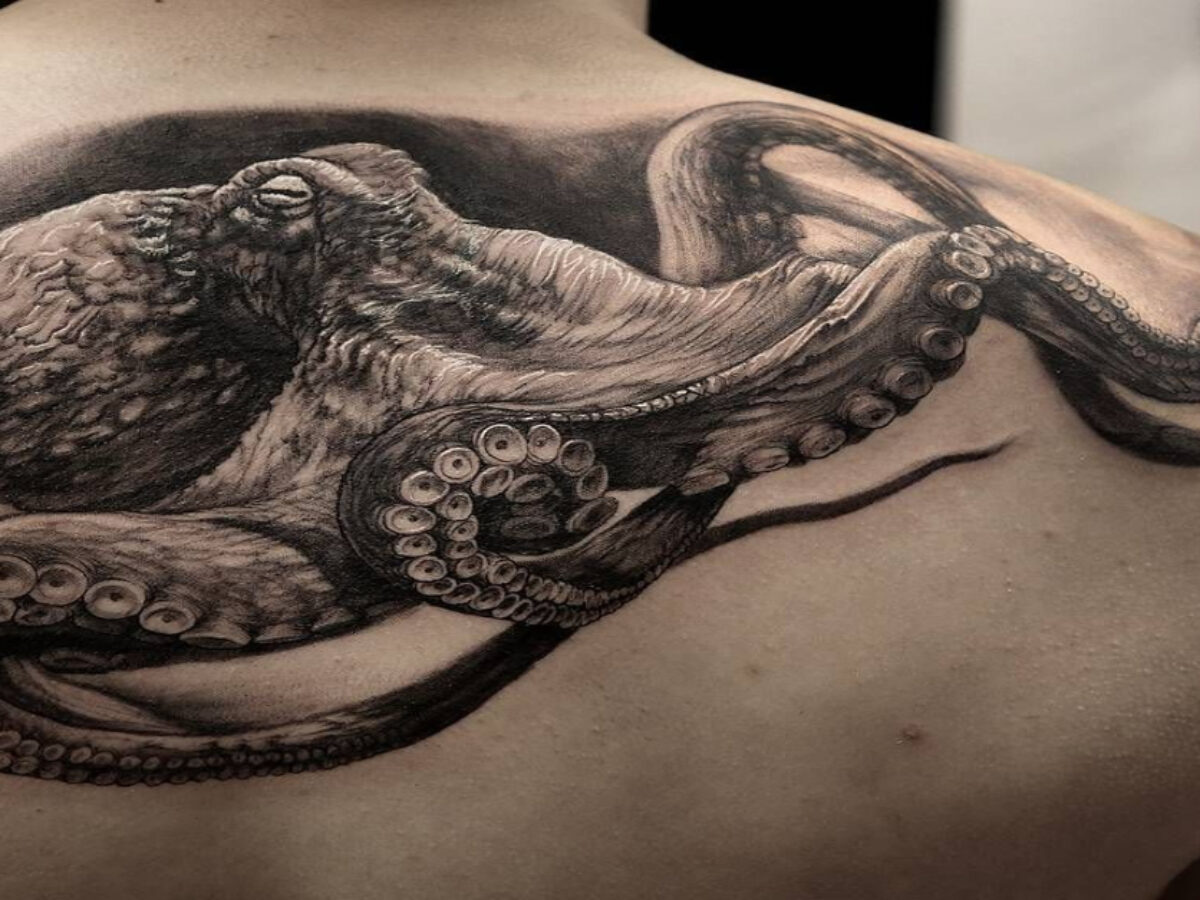 96 Ideas para Tatuajes de Pulpos (Kraken) con Significados • 2024