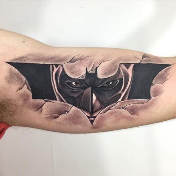 Top 97+ imagen tatuajes de batman en el brazo