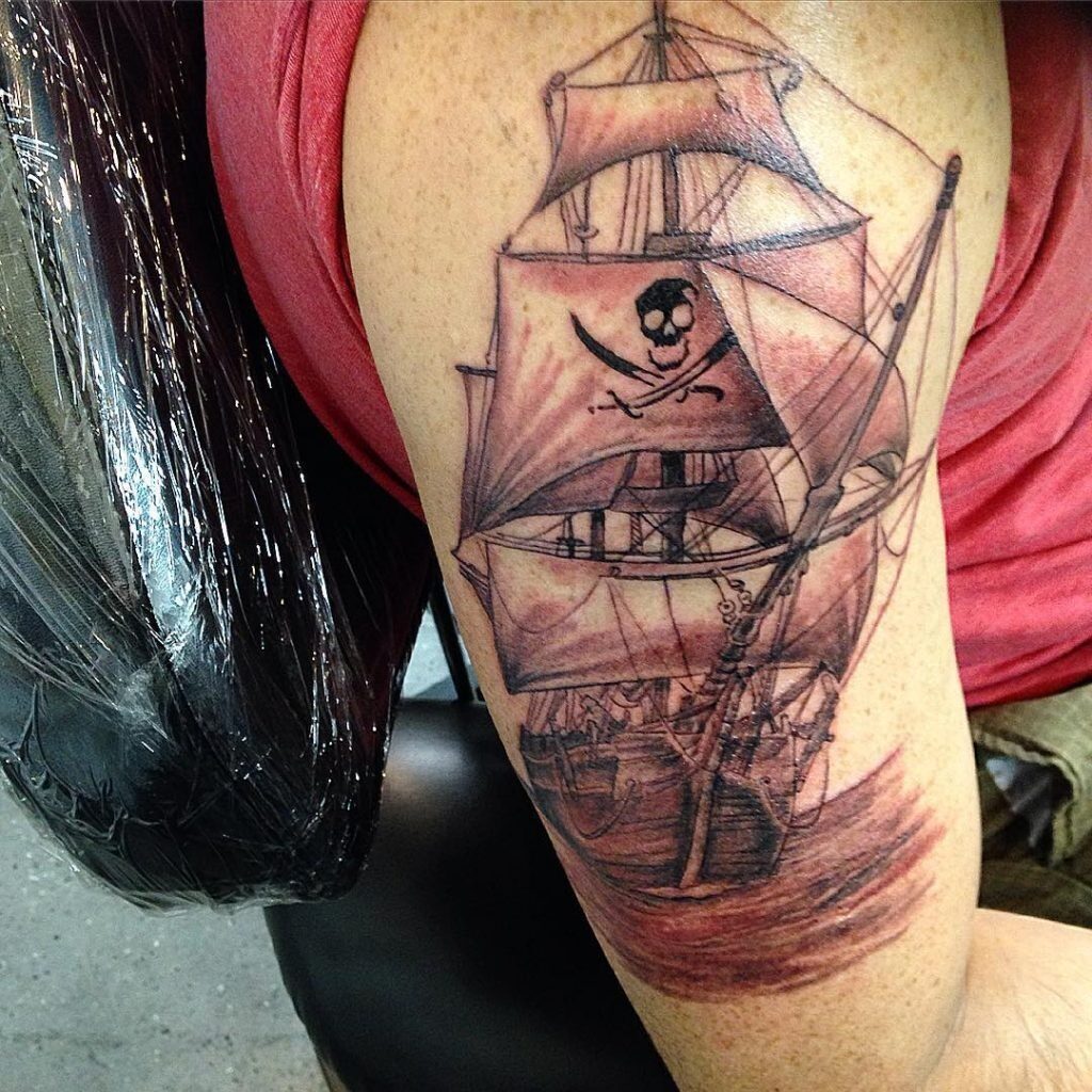 97 Tatuajes de Barcos para los amantes de navíos 11