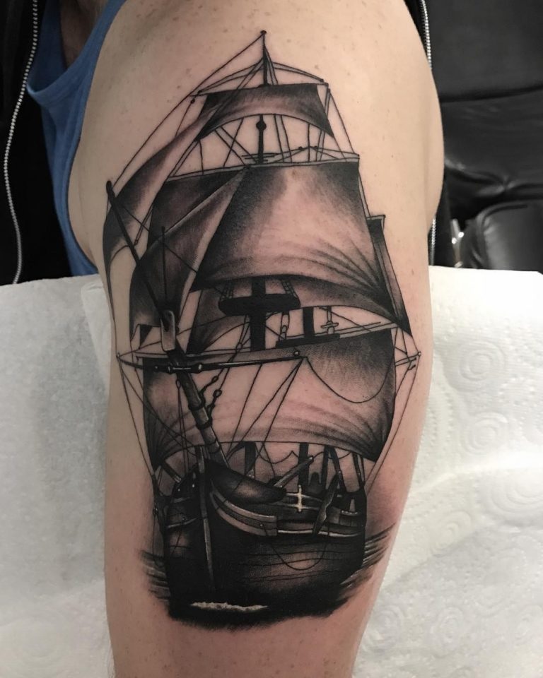 97 Tatuajes de Barcos para los amantes de navíos 3
