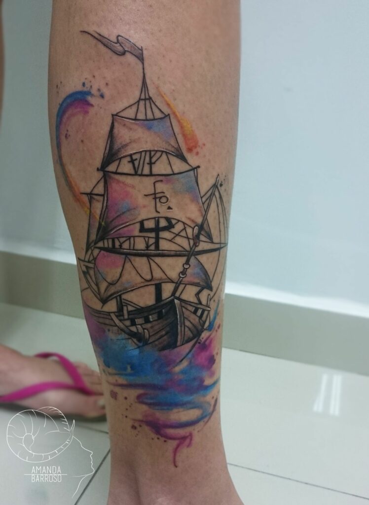 97 Tatuajes de Barcos para los amantes de navíos 31