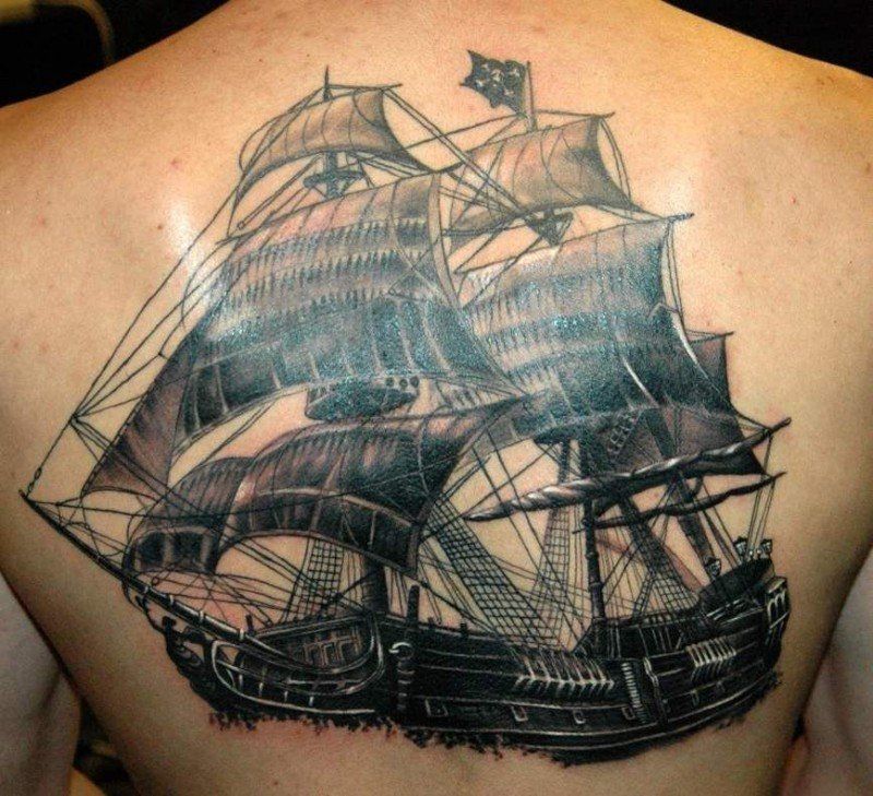 97 Tatuajes de Barcos para los amantes de navíos 6