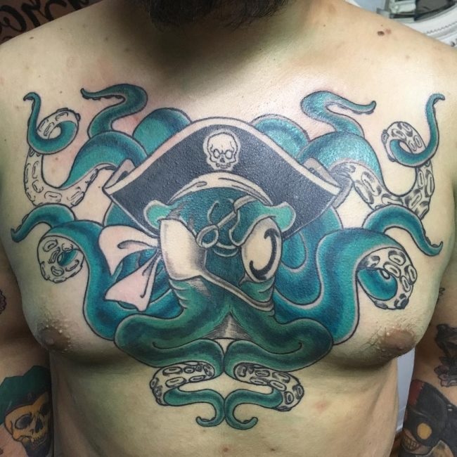 66 Ideas de Tatuajes de Piratas 26