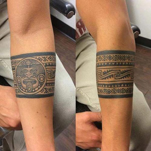 Tatuajes de brazaletes: un accesorio para siempre 56