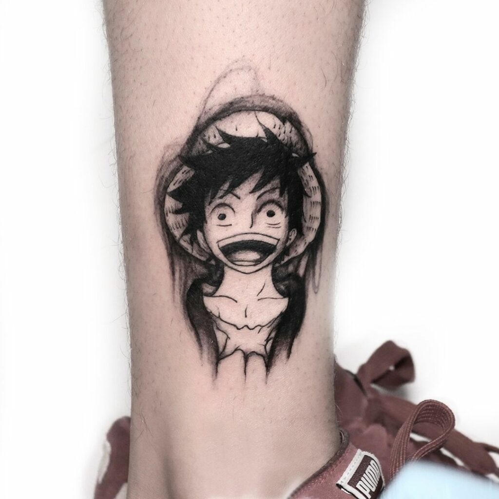 One piece en 2023  Diseños de tatuaje únicos, Tatuajes discretos, Tatuajes  creativos