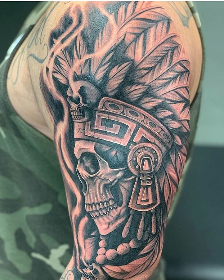 aztecwarriortattoo hashtag on Instagram • Photos and Videos  Tatuajes de  guerreros aztecas, Diseños de tatuajes azteca, Tatuajes con significado