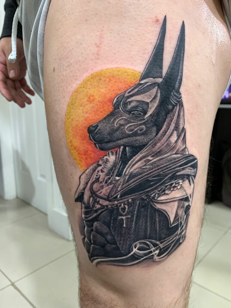 Tatuajes de Anubis: protector de los muertos 20