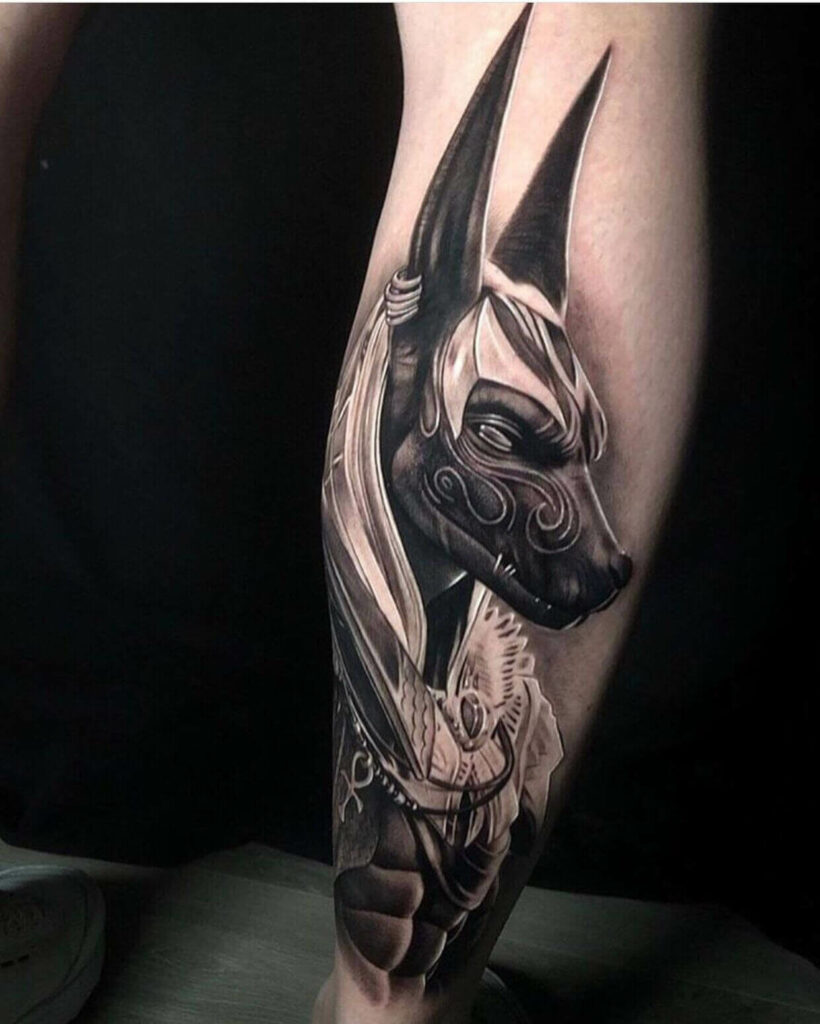 Tatuajes de Anubis: protector de los muertos 6