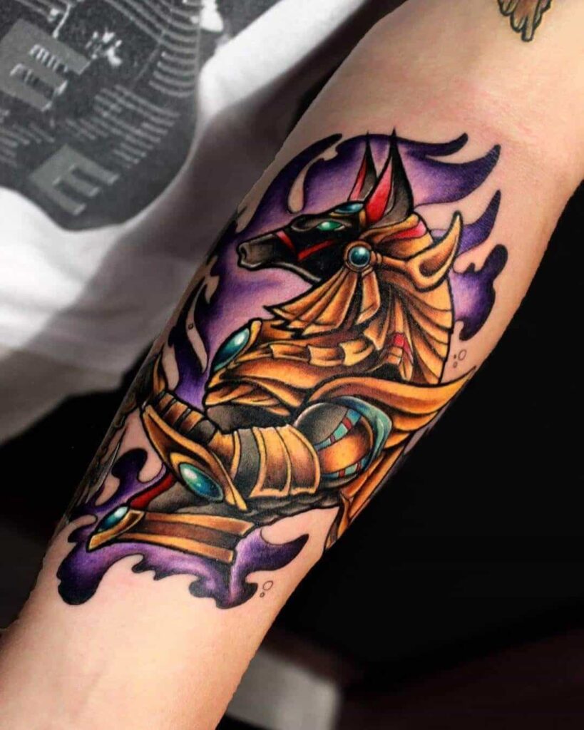 Tatuajes de Anubis: protector de los muertos 8